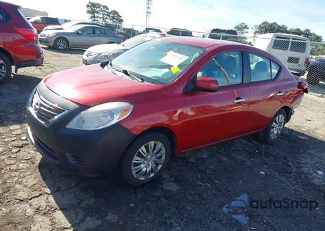 2012 Nissan Versa 1.6 Sv z USA, uszkodzony, nr VIN 3N1CN7AP0CL918294